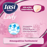 LADY Pants 48 Pantalons Jetables pour Incontinence Urinaire Absorbance Grande Taille S pour Femme 48 Pièces