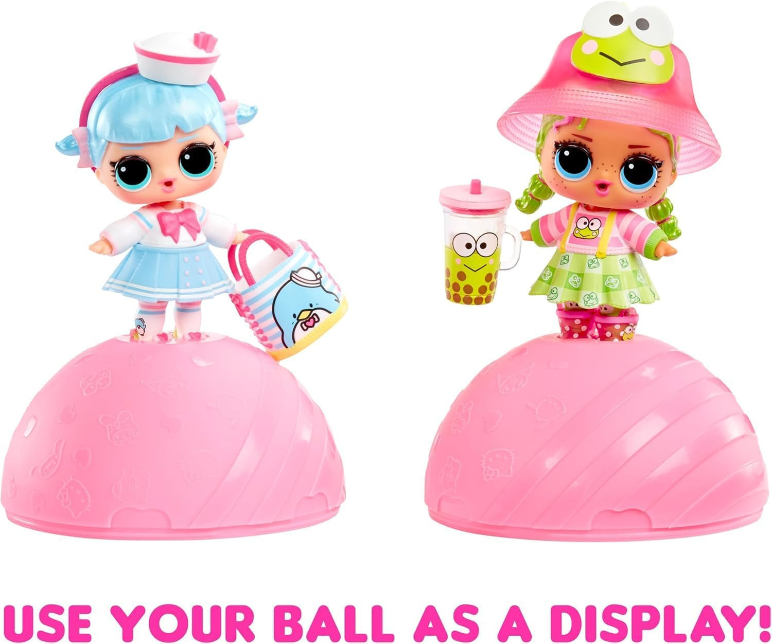 Mdr Surprise ! Love Hello Kitty and Friends - 1 poupée avec 7 surprises, sélection aléatoire, 8 objets à collectionner, pour enfants à partir de 4 ans, rose