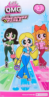 MDR. Surprendre! OMG The Powerpuff Girls Puppe - Bubbles - Enthält 1 Modepuppe, Inclus Outfit et Accessoires, 3 zum Sammeln
