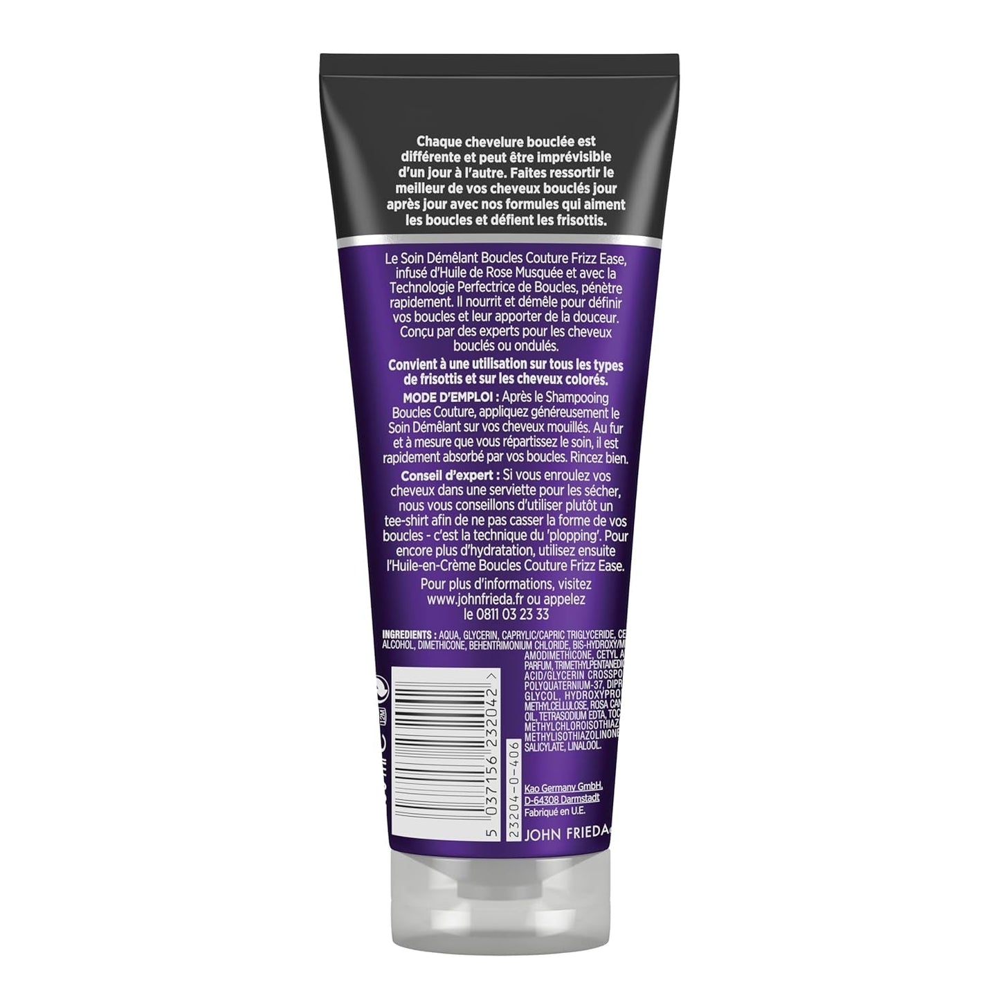 John Frieda Frizz Ease revitalisant pour cheveux démêlants, 250 ml Produits démêlants pour cheveux Naty Shop
