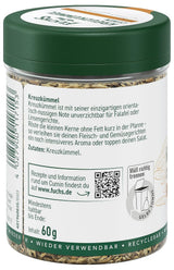 Fuchs Gewürze - Kreuzkümmel ganz - orientalisch-nussige Note für Falafel und Linsengerichte - ingrédients naturels - 60 g en dose variable, recyclable