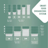 Boîte ZWILLING FRESH & SAVE CUBE, Taille 2M, Boîte de Rangement Modulaire et Empilable, Rangement Hermétique et Vidable, Passe au Lave-Vaisselle, Boîtes de Conservation Alimentaires Transparentes Naty Shop