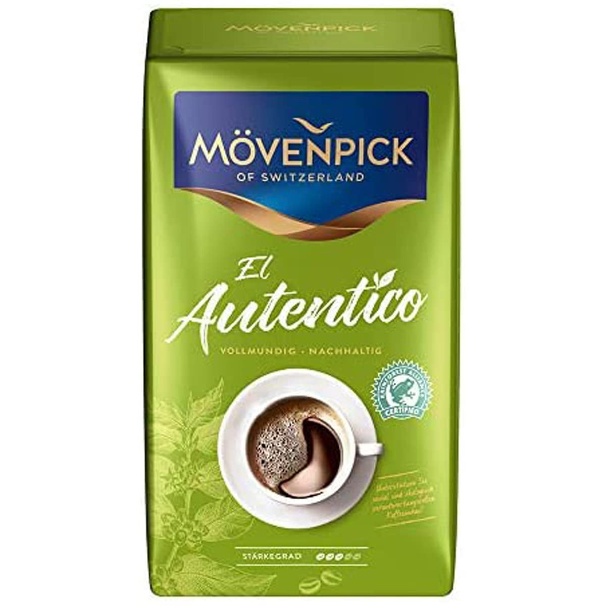Café en grains Mövenpick El Autentico, corsé, durable, 500g