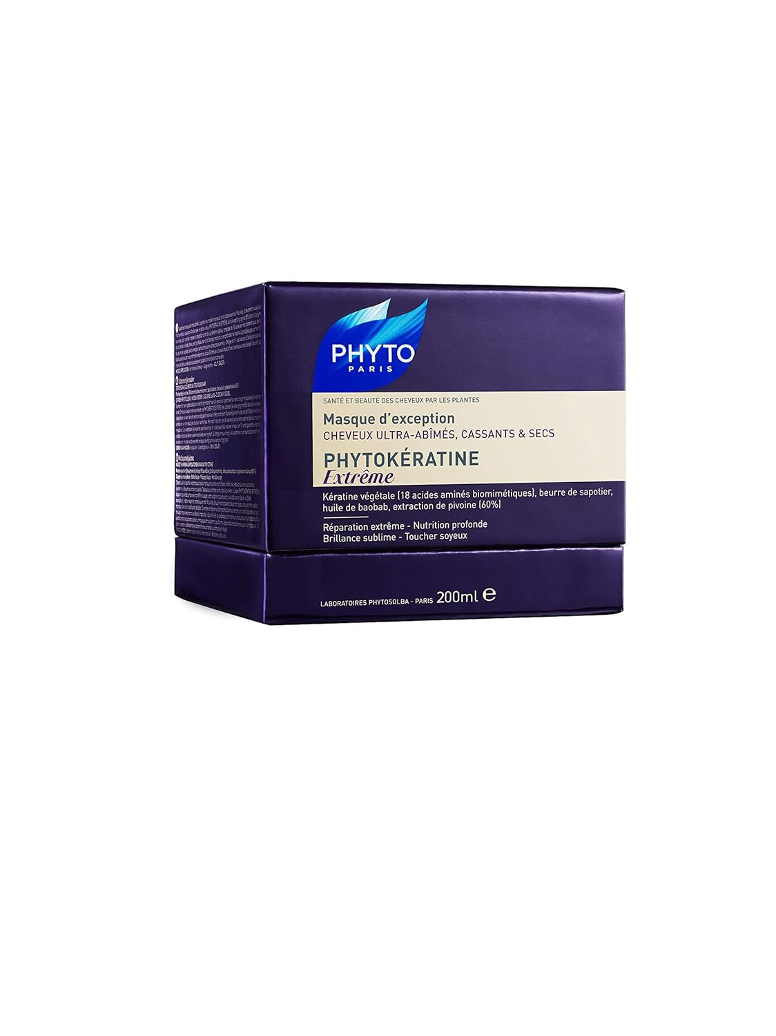 Phyto PHYTOKERATINE Masque Extrême 200 ml Naty Shop masque capillaire