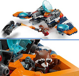LEGO Marvel Rockets Vaisseau spatial contre. Ronan Ensemble de vaisseau spatial à construire Les Gardiens de la Galaxie Figurine de super-héros Jouet Cadeau pour garçons et filles de 8 ans 76278 Jeux de construction Besuche den LEGO-Store