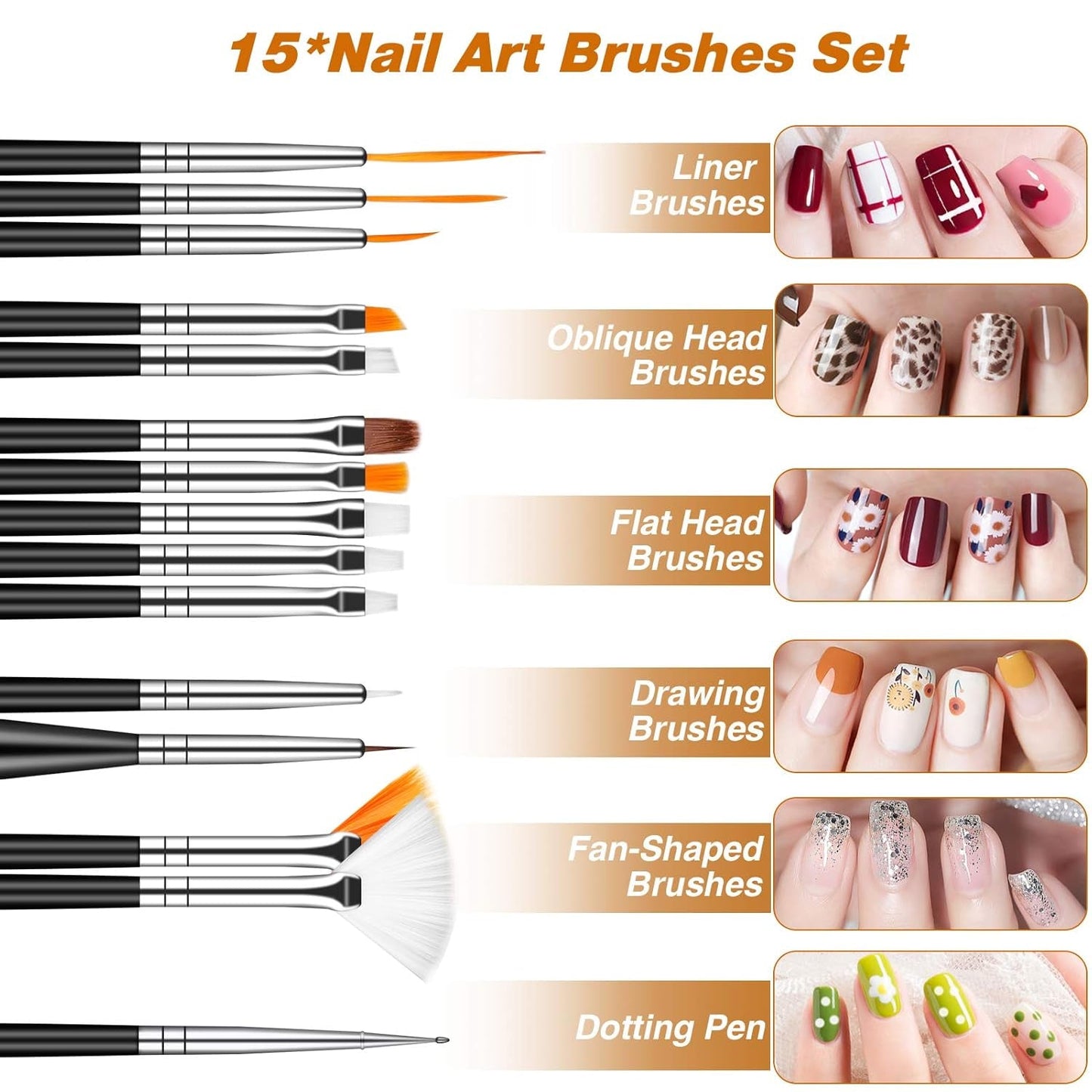 MELLIEX 45 pièces ensemble de décoration d'ongles, pinces à ongles, strass, paillettes, feuille d'or, conception de stylos à points, bande de ruban pour l'art des ongles, ensemble de manucure