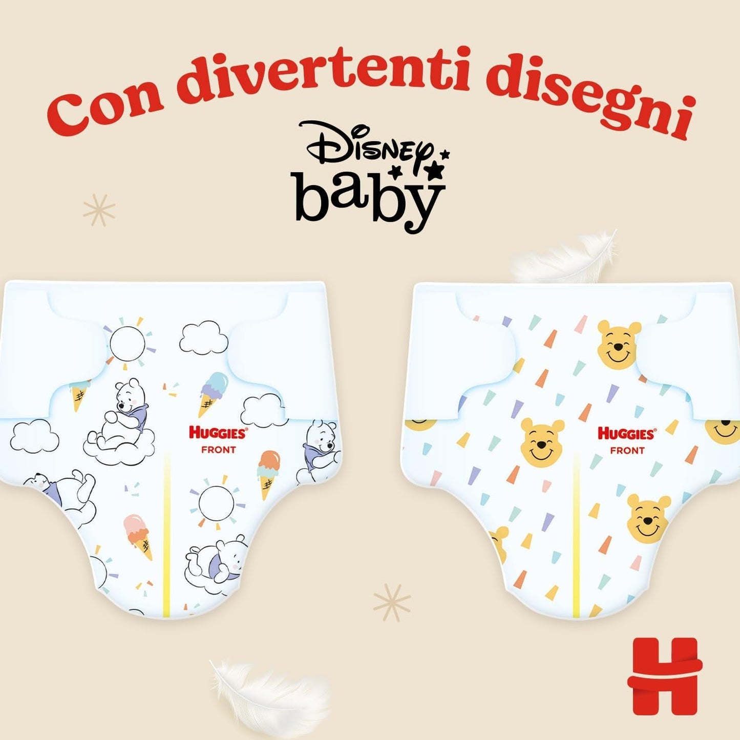 Couches Huggies Extra Care, taille 3 (6-10 kg), 2 paquets de 40 couches