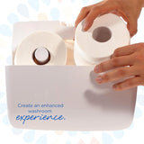 Kleenex Premium Rouleaux de papier toilette 8484, papier toilette 24 rouleaux x 160 feuilles soufflées, papier toilette 4 épaisseurs, 100 % fibres pures, haute qualité, résistant aux déchirures et doux (lot de 2)