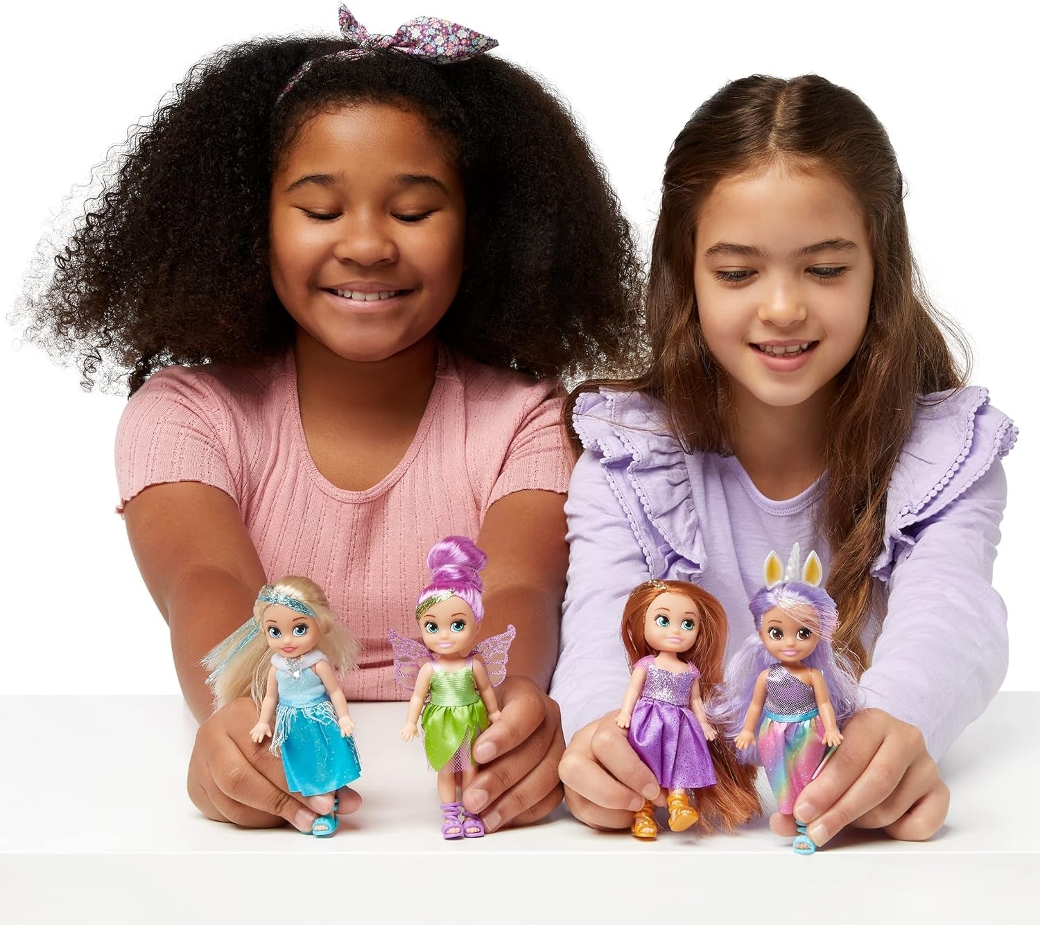 -Poupées-4,7"-Collection Fantasy Little Friend Ensemble de 10