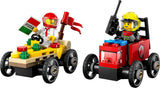 Le fourgon de livraison de pizza LEGO City contre. Camion à pizza - Boîte à savon pour filles et garçons à partir de 5 ans - Jeu de construction avec 2 figurines de conducteur - Cadeau d'anniversaire et de vacances 60458 Jeux de construction Besuche den LEGO-Store