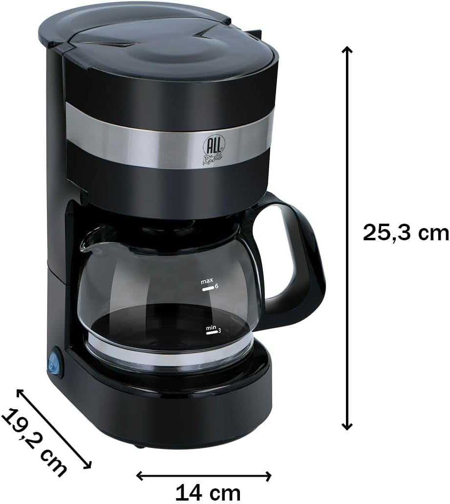 Cafetière pour camion 24 V - Cafetière pour camion - Cafetière à filtre - Cafetière pour garder au chaud - Cafetière à carafe en verre - Noir
