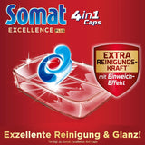 Somat Excellence plus 4In1 Caps (50 Caps), Tablettes pour lave-vaisselle Naty Shop