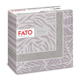 Fato - Serviettes en papier sec, airlaid, effet textile, paquet de 50 serviettes, 40X40 pliées en format 4, Tropicana Decor
