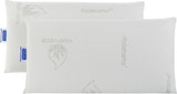 Todocama - Oreiller à mémoire de forme, aloe vera, 2 pièces, 70 cm, blanc Oreillers standards Naty Shop Pack de 2 unités - 70 Cm