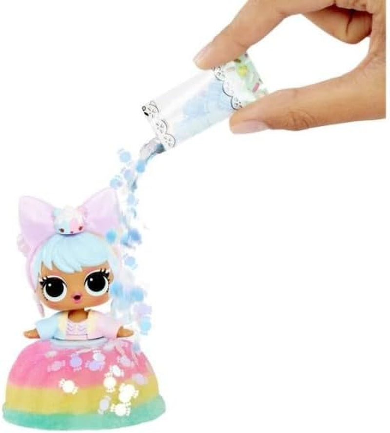 L.O.L. Surprendre! Mix & Make Birthday Cake Tots - Avec poupée à collectionner, robe à gâteau DIY, "cuisson" et décoration du gâteau, ingrédients et paillettes - Poupée avec robe à gâteau - Idéale pour les filles à partir de 3 ans Naty Shop Dolls