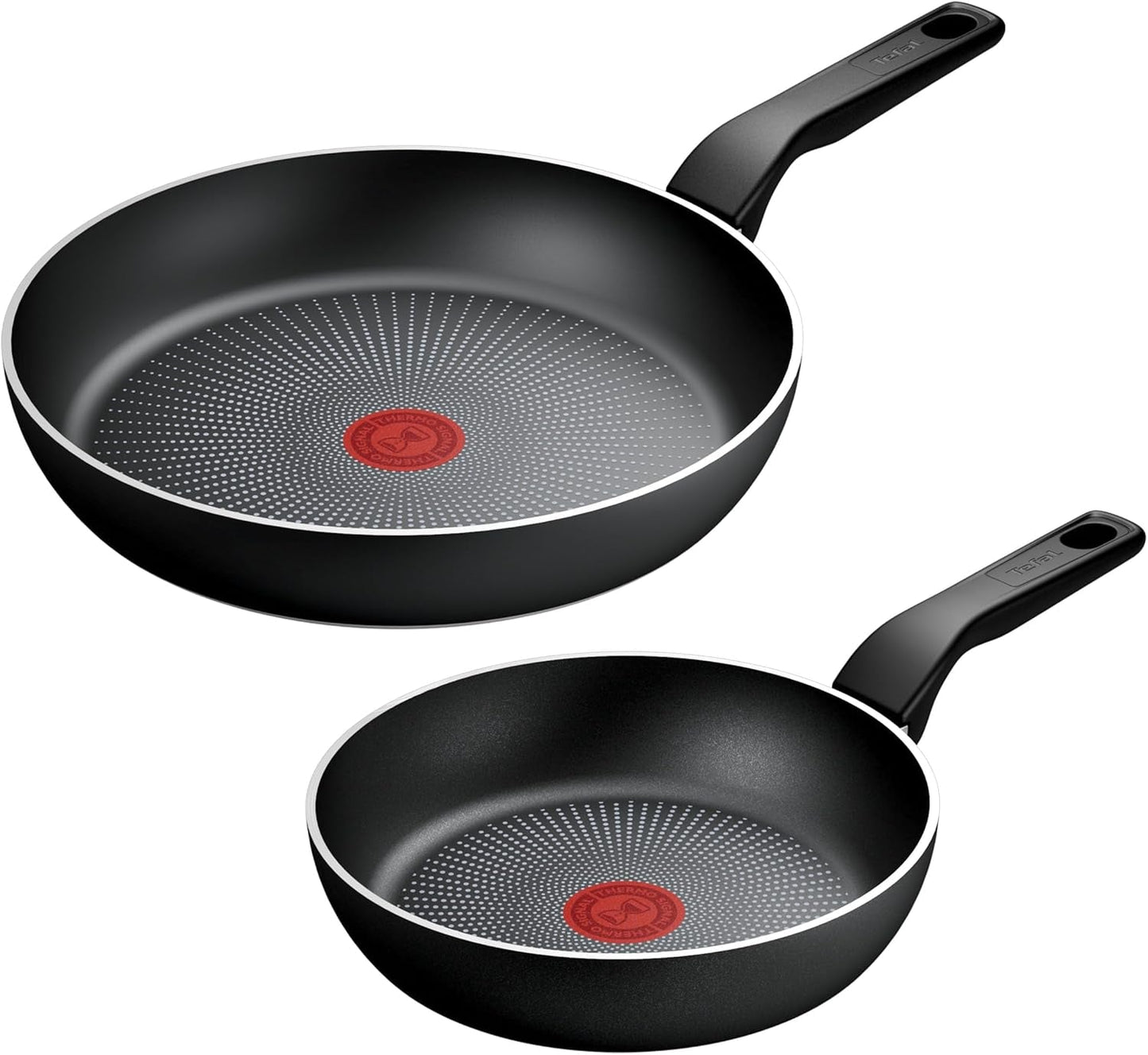 Tefal Recycled on, poêle 100% aluminium recyclé, revêtement antiadhésif, induction Casseroles et poêles Naty Shop Set de casseroles 24/28 Cm