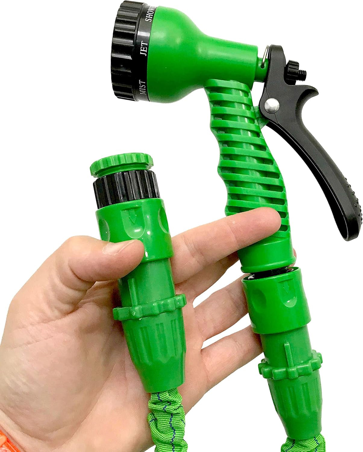 C2607A Hose Basic – Tuyau extensible avec pression d'eau, vert, 7,5 mètres