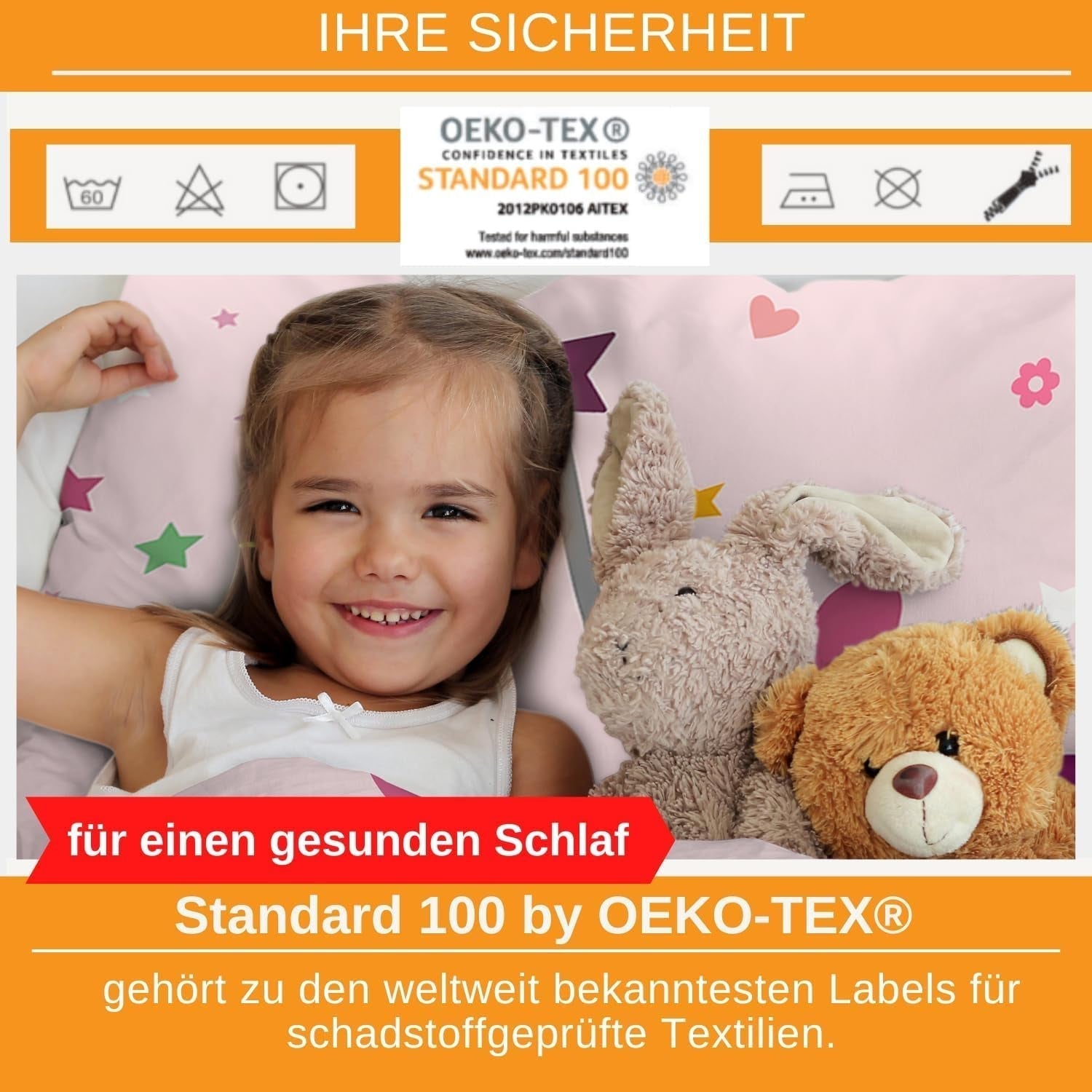 Linge de lit Aminata Kids, fées et lutins, 100 X 135 cm Linge de lit - enfant Naty Shop