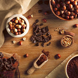 Chocolats fourrés au chocolat au lait et noisettes, boîte 200g