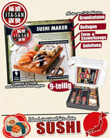 ITA-SAN Sushi Set (set complet de 9 pièces, idéal pour débuter, pour essai ou cadeau) 1 paquet