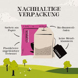 4Er Pack CUPPER Thé aux Fruits Bio "Infusion Canneberge & Framboise", 4X20 sachets de thé non blanc, bio, commerce équitable