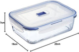 Conteneurs hermétiques rectangulaires Pure Box Active - 197cl Bicolore Boîtes de conservation alimentaire Naty Shop