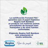 Papier toilette Regina Soft Bamboo, 40 rouleaux, 3 couches, 160 feuilles, douceur naturelle pour votre peau, papier toilette en fibre de bambou, emballage en papier, certificat Fsc