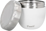 Eats Bol alimentaire 2 en 1 avec couvercle à vis, 636 ml, pierre de lune, verre alimentaire triple isolation, étanche jusqu'à 11 heures froides/7 heures chaudes en voyage Naty Shop