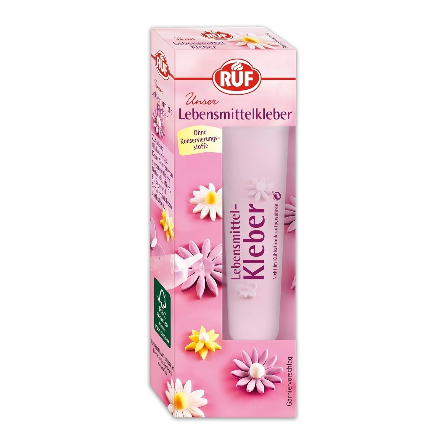 RUF Lot de 8 stylos colorants alimentaires sans danger pour peindre et écrire sur fondant et autres stylos à sucre avec 2 pointes chacun