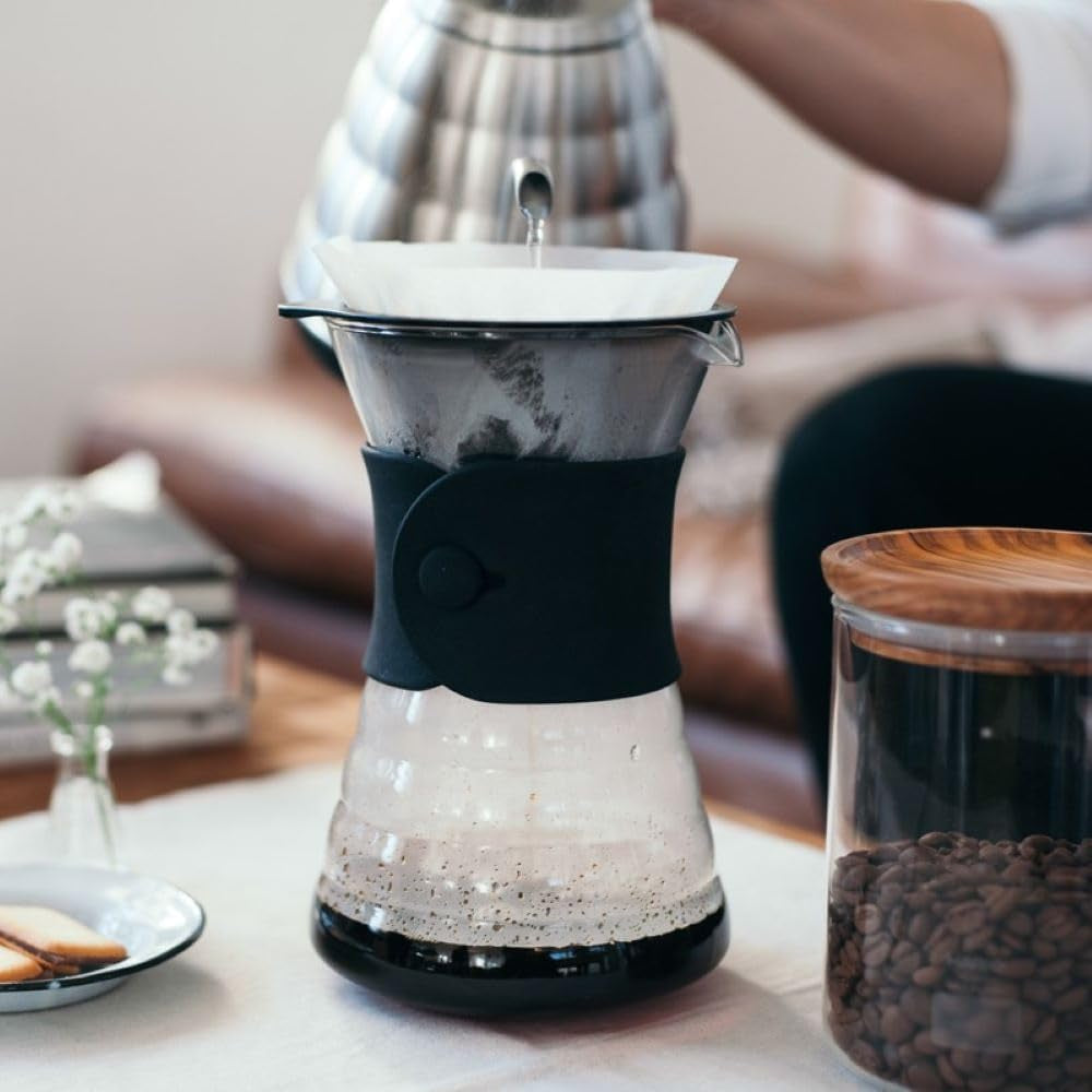 VDD-02B VD 700 ml V60 Carafe avec goutte-à-goutte, pour 2-3 tasses, transparente