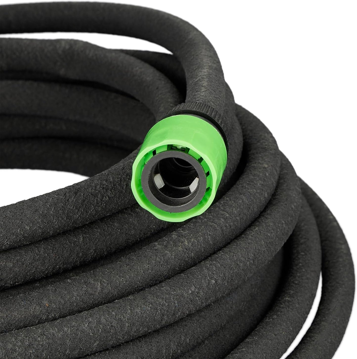 Tuyau d'arrosage Relaxdays 25 m, tuyau d'arrosage pour arrosage des couches hautes et des haies, tuyau d'arrosage noir