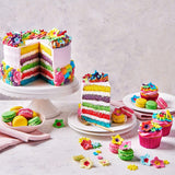 Colorant alimentaire Funcakes Gel Denim Bleu : Colorant alimentaire très concentré pour pâte, crème, fondant, pâte d'amande, pâtisseries, dosage facile, gouttes individuelles pour créer des couleurs éclatantes, Halal, 30g