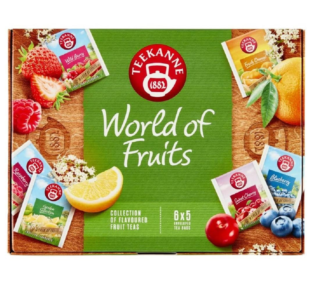 Teekanne World of Fruits Coffret Sélection de Thés aux Fruits 6 saveurs 5 sachets de thé