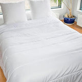 KSGB402460 Lit matelassé pour 2 personnes, facilement lavable, blanc, 220X240 cm Couettes et couettes Naty Shop