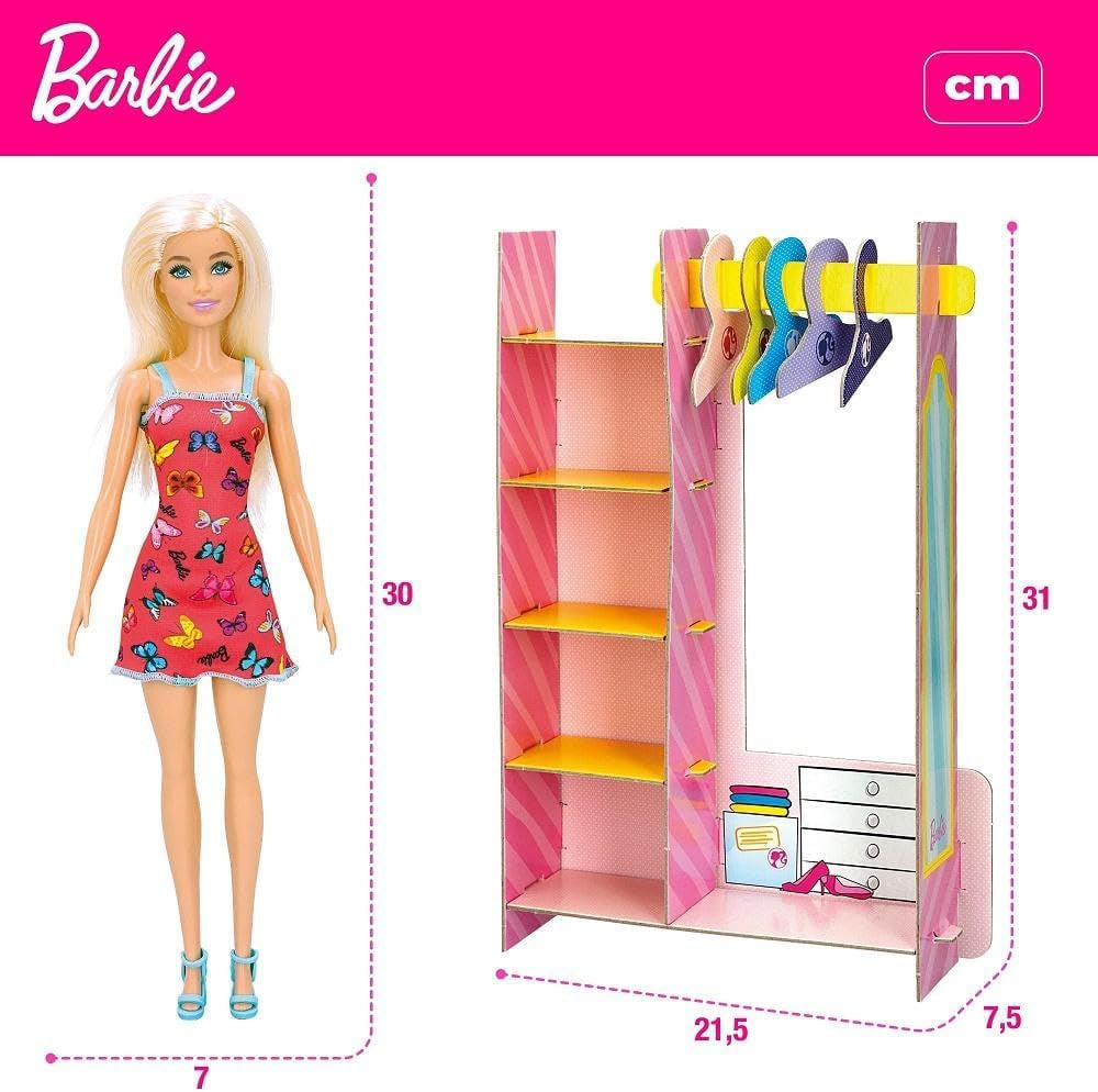 Lisciani 76918 Barbie Fashion Boutique Maisons de poupées Naty Shop