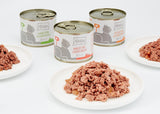 MjAMjAM - Nourriture humide de qualité supérieure pour chats - Pack mixte I - Poulet, bœuf, cœurs, paquet de 6 (6 x 200 g), sans céréales avec viande supplémentaire