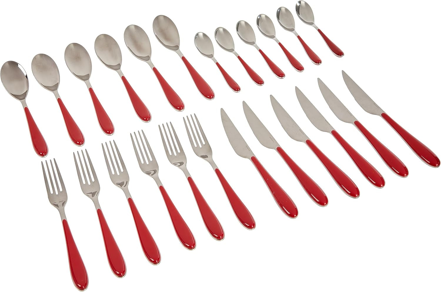 Bugatti Gioia service de couverts, 24 pièces, rouge Cuisine Naty Shop