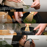 Shinto – Thé Matcha biologique « Gold » – Poudre de thé vert de qualité cérémonielle – Certifié JAS et EU BIO – Ombragé et cueilli à la main – Importation directe d'Uji, Japon – 30 g