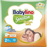 Couches pour bébés sensibles, taille 6, extra large (13-18 kg), 114 couches