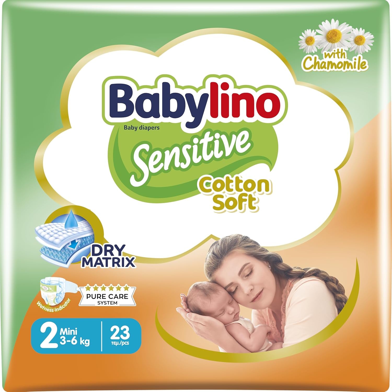 Couches bébé Sensitive taille 4, Maxi (8-13 kg), 20 pièces