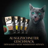 SHEBA Nourriture humide pour chat - 72 sachets x 85g - Variété de volaille en gelée - Nourriture humide pour chat - 1 grand paquet