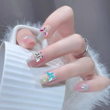 YICH Nail Charms Nägel Charms 50Pcs Fleurs 3D + 50Pcs 3D Schmetterling, Summer Nägel Deko Set Schmetterling/Fleurs Nail Art Nailart