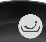 Poêle WMF Devil 28 cm, poêle à induction, acier inoxydable Cromargan, manche en plastique Casseroles et poêles Naty Shop