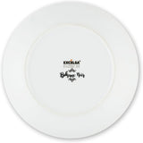 Excelsa Boheme Noir Service d'assiettes, 18 pièces, Porcelaine, Schwarz