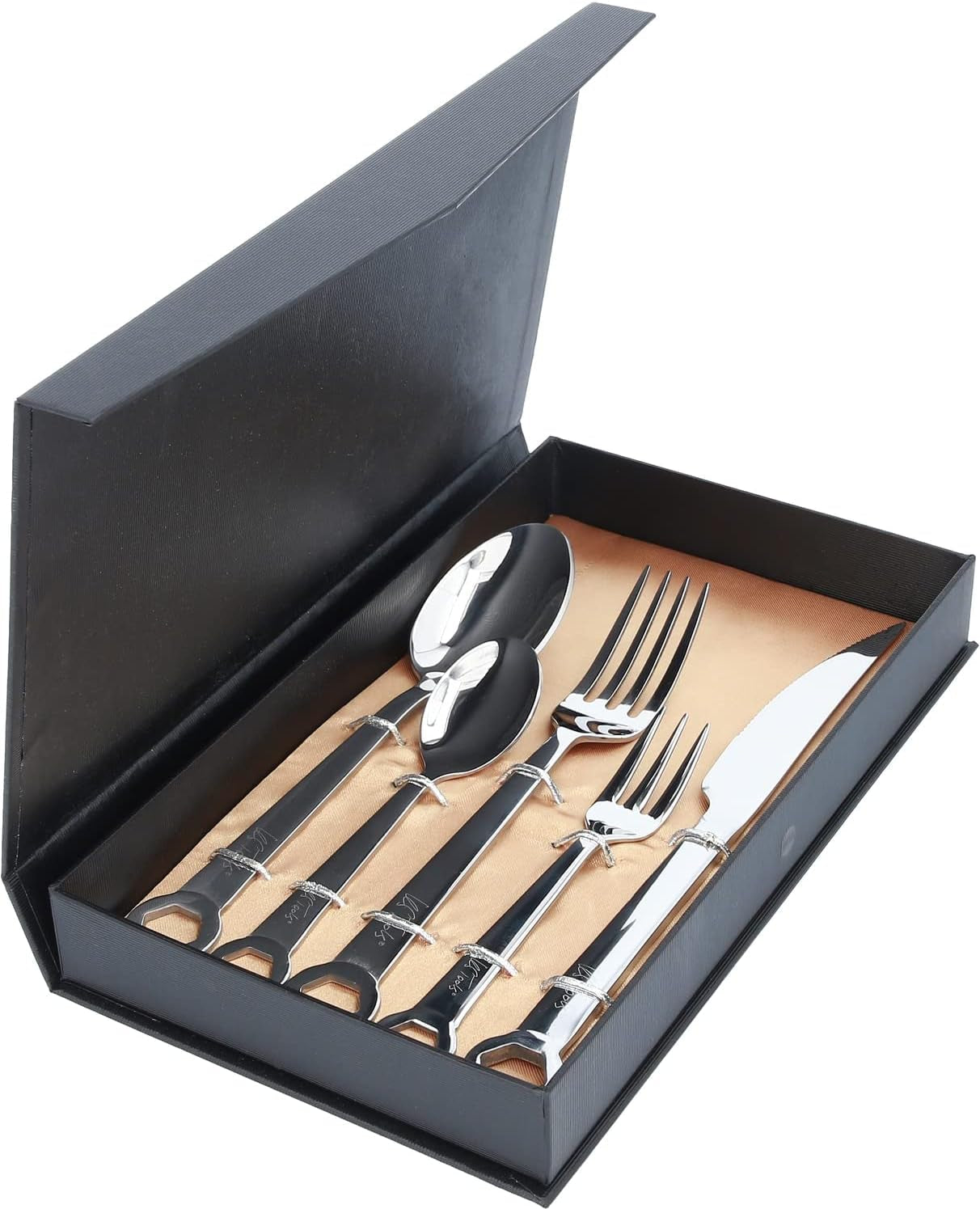 Ménagère 5 pièces en acier inoxydable Cuisine Naty Shop