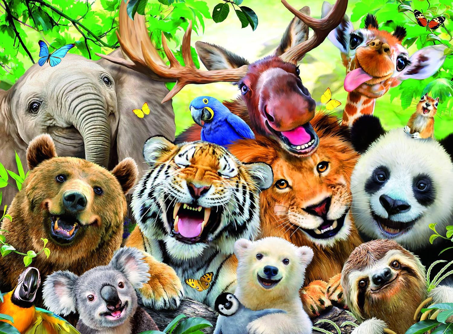 Ravensburger Puzzle pour enfants - 13354 S'il vous plaît, souriez ! - Puzzle de 300 pièces pour les enfants à partir de 9 ans Puzzle Naty Shop