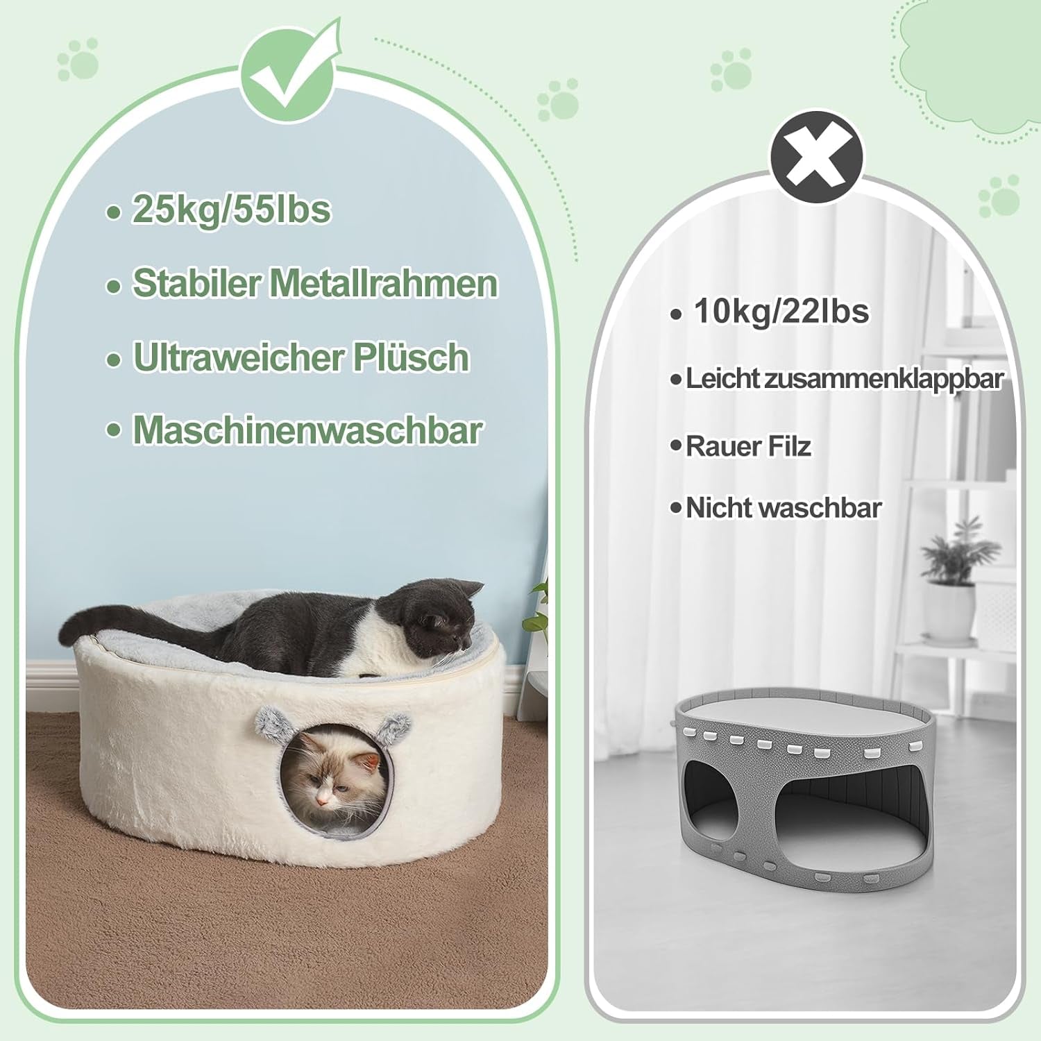 Couvertures et meubles, Animaux, Grottes et maisons, Chats, Lits pour chats, Chats - lits, matelas