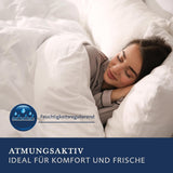 Billerbeck Vanessa Superlight couette - couette d'été - 155 X 220 Cm - couette en coton, couette rafraîchissante, couette d'été légère - 100% coton, blanc Couettes et couettes Naty Shop