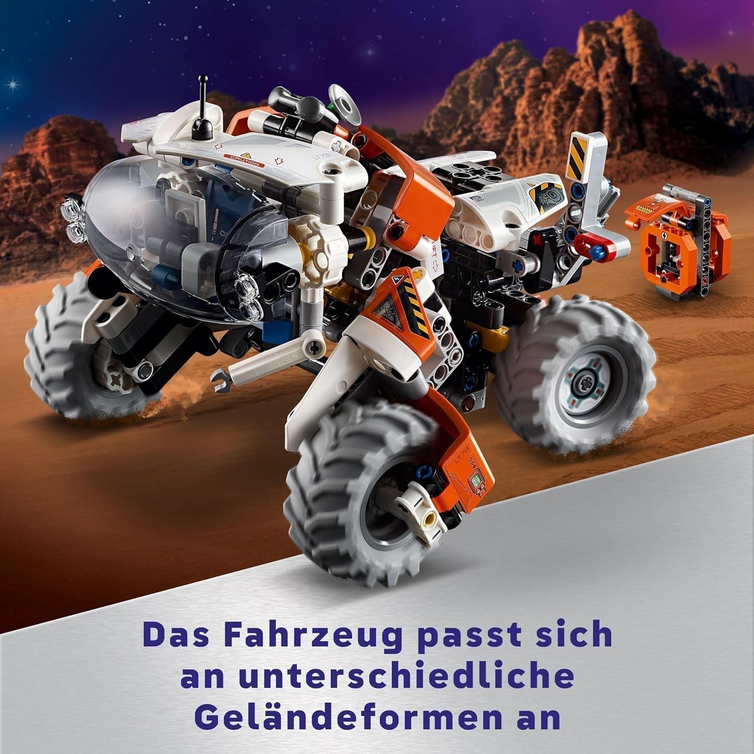 Véhicule de transport spatial LEGO Technic LT78, ensemble de construction spatiale pour voyages d'exploration et aventures spatiales, expérience de jeu imaginative pour garçons et filles, cadeau pour les enfants de plus de 8 ans 42178 Ensembles de construction Besuche den LEGO-Store