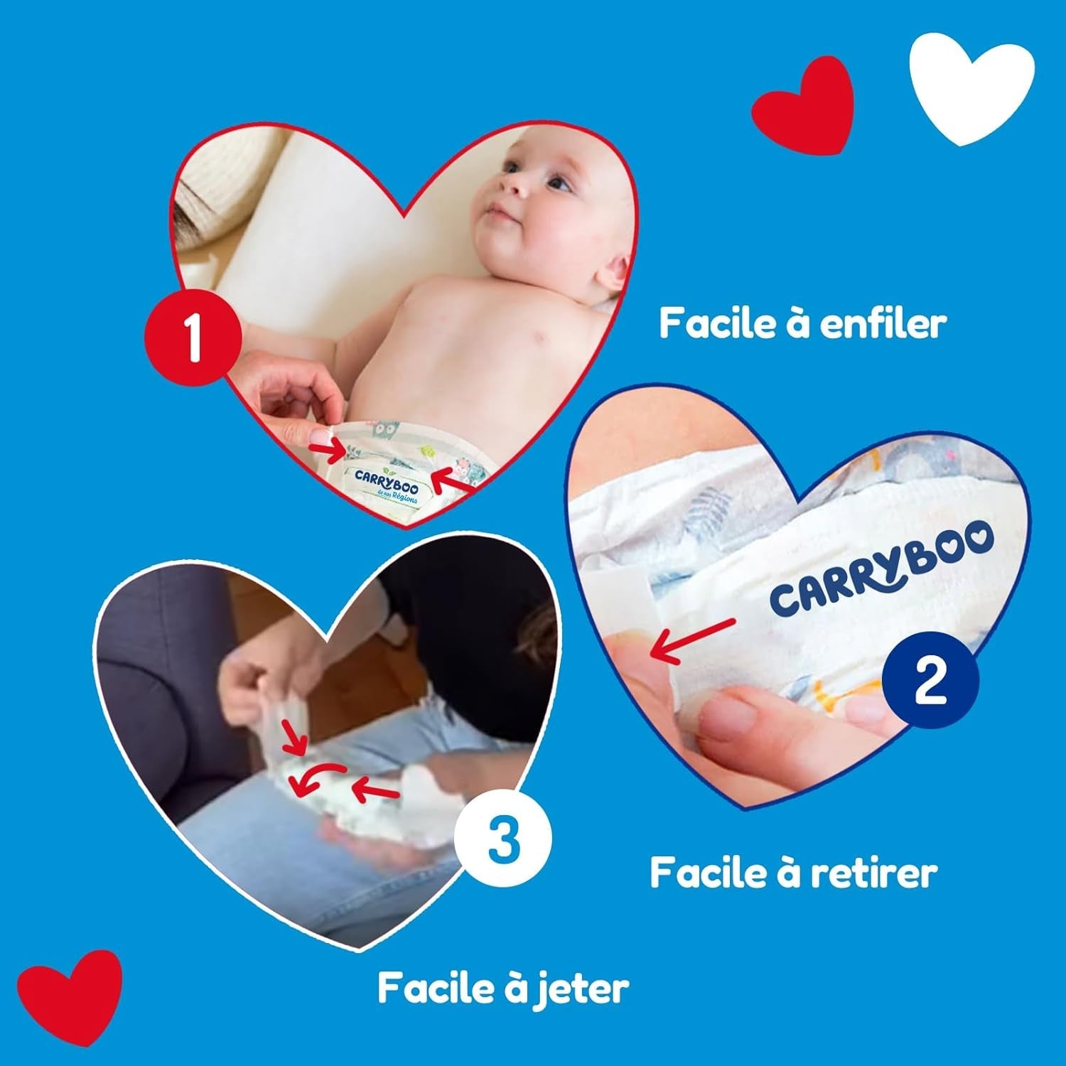 - Couches taille 3 (4-9 kg) - saines et très absorbantes - étanche 12 heures - sans substances indésirables - fabriquées en France - prix abordable - 150 couches jetables